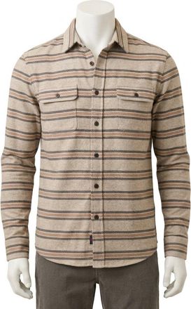 Faherty Legend Sweater Shirt In Rock Coast Stripe