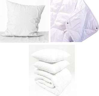 OEM Set Copripiumino Matrimoniale Easy Sleep 4 Stagioni 200x200 Cm + 2 Cuscini 70x80 Cm