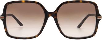 Gucci Brown Gradient Square Ladies Sunglasses GG1448SA 002 59