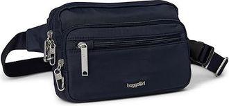 Baggallini Securtex Anti-theft Belt Bag Handbags French Navy, Nylon