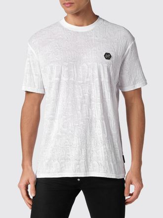 Philipp Plein T-shirt in cotone con monogramma PP