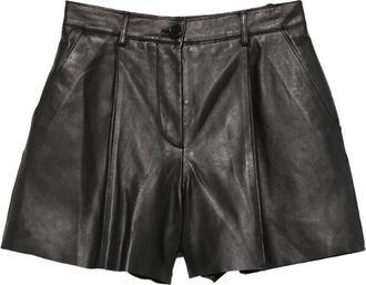 P.A.R.O.S.H. Shorts van lamsleer - Zwart