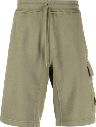 C.P. Company Olijfgroene Cargo Bermuda Shorts - Heren - Korte Broeken - Groen - XL - Katoen - Korte Broeken