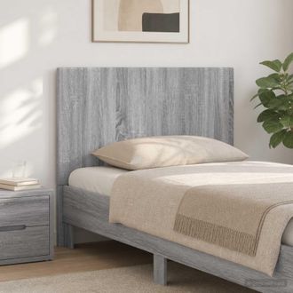 vidaXL Vidaxl Testiera Da Muro Breda Sonoma Grigio Legno Ingegnerizzato