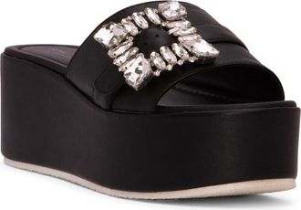 BEAUTIISOLES Dita Platform Sandal in Black at Nordstrom, Size 8