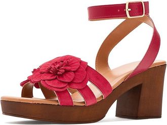 Seychelles Chasing Sunsets Womens Shoes Red Suede : 8.5 M