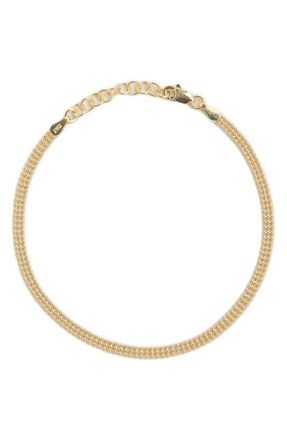Argento Vivo Delicate Ball Chain Bracelet in Gold at Nordstrom
