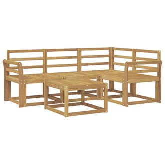 vidaXL Conjunto De Sof&aacute;s De Exterior 5 Pcs Blanco 59 X 59 X 37 Cm Vidaxl