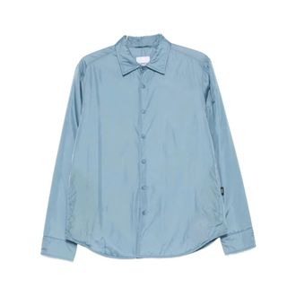 Aspesi Casual Shirts, male, Blue, M, Outerwear Aspesi