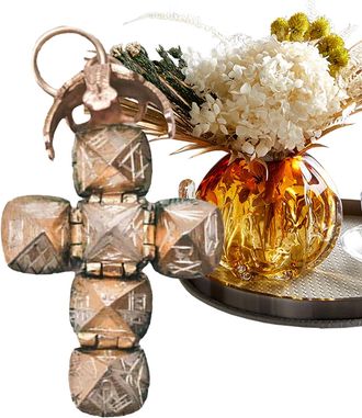 Generic Mini Masonic Transforming Sphere Pendant, Vintage Miniature Masonic Spherical Ornaments, Symbolic Pattern Bag Keychain Charm For Women Men Friends Fam