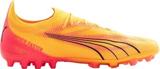 Puma Ultra Ultimate MG Mens Yellow Football Boots - Size UK 10.5