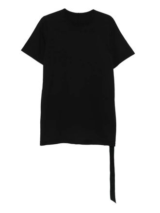 Rick Owens short-sleeve side-tie T-shirt - Black
