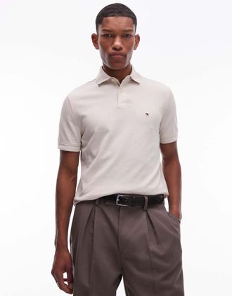 Tommy Hilfiger 1985 - Polo vestibilit&agrave; classica bianco sporco