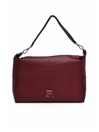 Ermanno Scervino Red Polyurethane Victoria Shoulder Bag