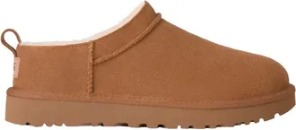 UGG Brown Solid Micro Boots