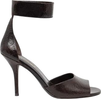 Jeffrey Campbell La-Vida Sandaal - Dames - Sandalen met hakken - Bruin - 41 EU - Leer - Schoenen
