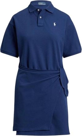 Ralph Lauren Kleedjes, Dames, Blauw, S, Katoen, Everyday Dress