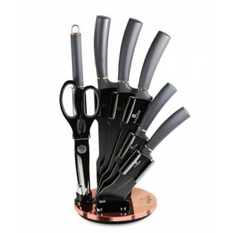 Berlinger Haus Juego De Cuchillos Berlinger Haus Bh-2566 En Soporte