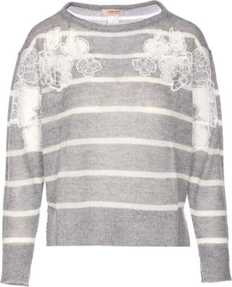 Twinset Mujer, Jerseys, Gris, Talla: L