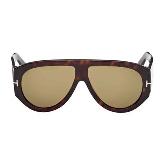 Tom Ford Bronson Sunglasses - female - Tom Ford - Sunglasses - Brown - 60 MM - Accessories