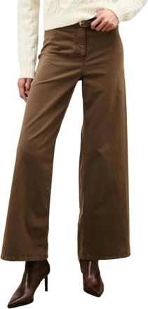 Nili Lotan Womens Megan Corduroy Pant In Cigar Brown