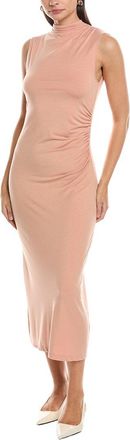 Vince Turtleneck Ruched Dress