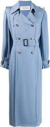Valentino Garavani Pleated Trench Coat