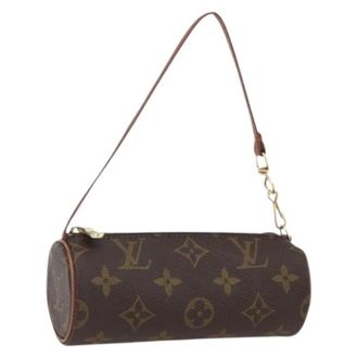 Louis Vuitton Pre-owned Mini Bags, female, Brown, Size: ONE SIZE Pre-owned Monogram Canvas Pouch