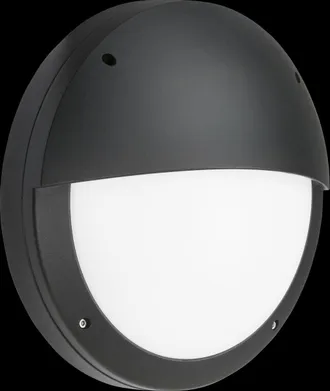 Netlighting LED Eyelid Bulkhead CCT with Microwave Sensor Black 230V IP65 18W