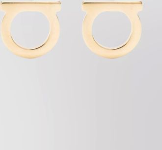 Ferragamo gancini stud earrings