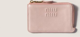 Miu Miu Nappa leather envelope card holder
