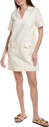 Tommy Bahama Utility Twill Linen-Blend Mini Dress
