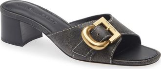 Marc Jacobs The Doll Buckle Slide Sandal in Black at Nordstrom, Size 11Us