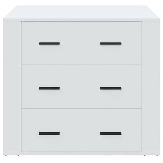 Berkfield Home Sideboard White 80x33x70 cm Engineered Wood | Size: 80 x 33 x 70 cm