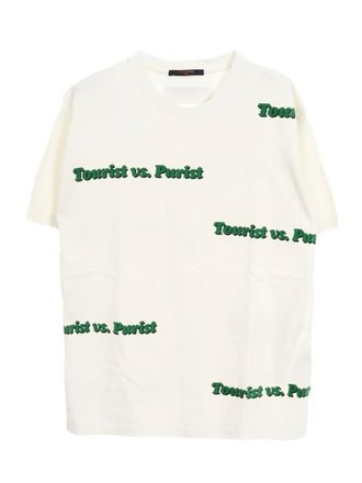 Louis Vuitton 2010s Tourist vs. Purist t-shirt - men - Cotton - L - Neutrals