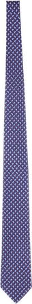 Ferragamo Feline Print Tie-Uomo