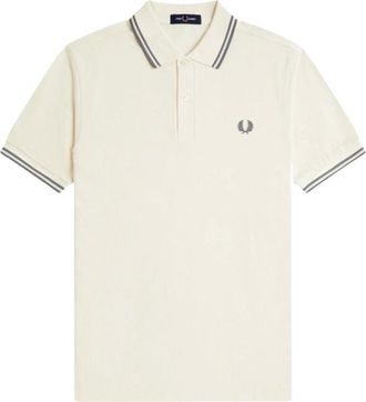 Fred Perry Hombre, Camisetas, Beige, Talla: S