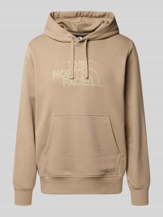 The North Face Hoodie mit Label-Stitching in Beige, Gr&ouml;&szlig;e L