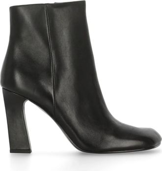 Ash Boots Black - Dames - Laarzen met Hak - Zwart - 37 EU - Leer - Schoenen