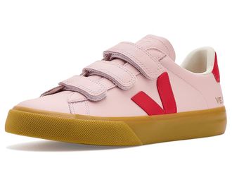 Veja Recife Logo Womens Shoes Red : EU 37.5 (US Womens 6.5) M, Leather