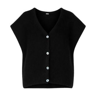 Tiffany & Co. Lilje Mohair Vest - female - Tiffany - Waistcoats - Black - ONE SIZE - Jackets