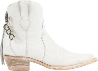 Comme Des Gar&ccedil;ons Cowboy Boots, female, White, Size: 9 1/2 US Mexicana Boots