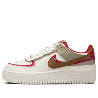 Nike (WMNS) Nike Air Force 1 Shadow Phantom Fire Red Khaki HQ3400-030