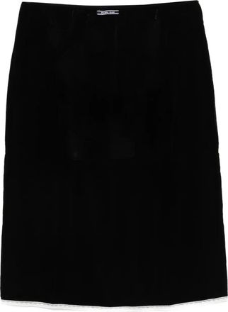 Prada Gonna midi - Nero