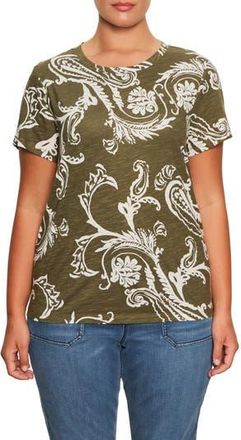 Sanctuary The Perfect T-Shirt in Inked Green at Nordstrom Rack, Size 2X