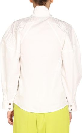 Bottega Veneta Relaxed Fit Cotton Shirt - White
