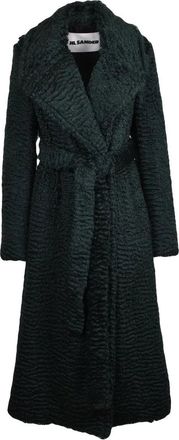 Jil Sander Mohair Coat - Blue