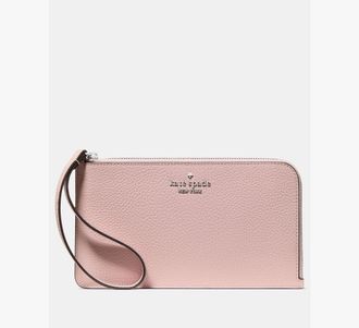 Kate Spade New York Womens Lucy Wristlet | Pebbled Leather