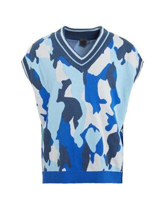 8 by YOOX CAMOUFLAGE ORGANIC COTTON SWEATER