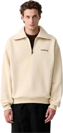 Napapijri Sudadera Tenri con media cremallera - Sweatshirts & Hoodies - Hombre - Beige - 2XL